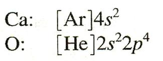 예 ) Ca 와 O 로형성한이온화합물산소의전기음성도 (3.5) 가칼슘 (1.