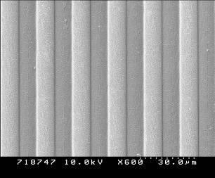 Side Burr (µm) Side Burr 2 steps grooving, 300m/min, 210Hv Angle