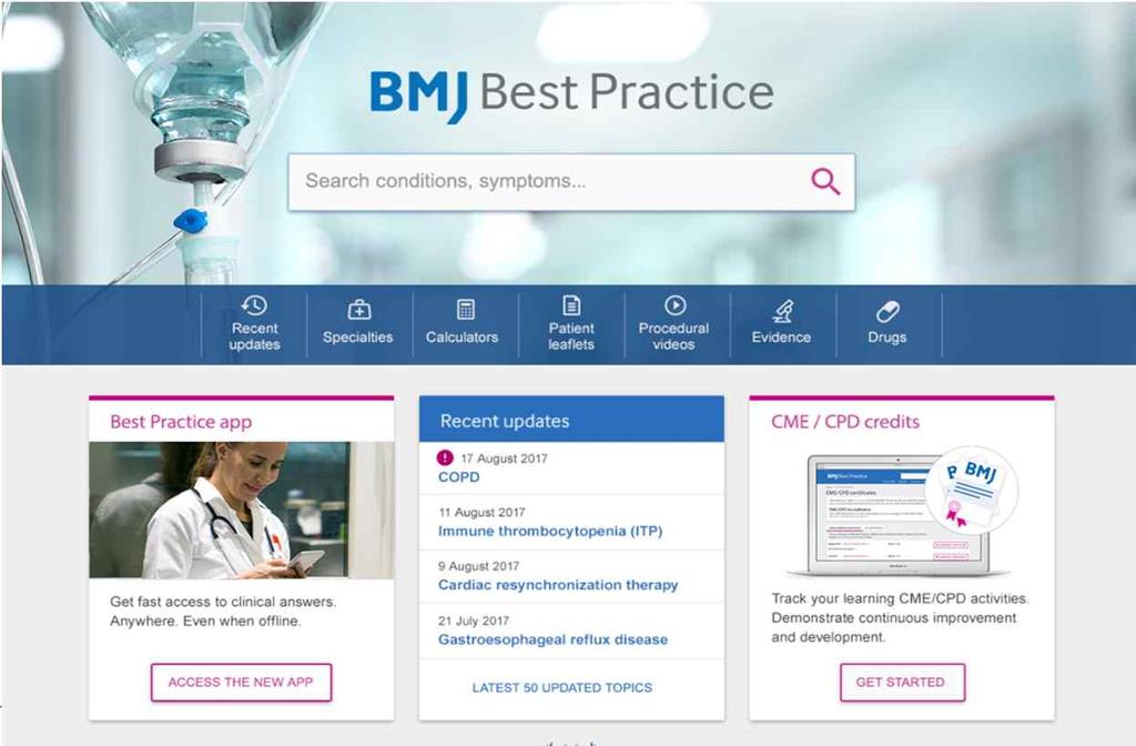 New BMJ Best Practice website will be launched at