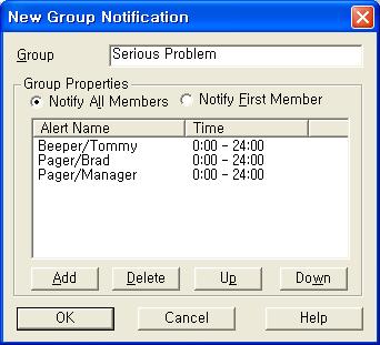 Notification Message Variables 5 OK Notifications (Defining Group Notifications) notification,,,, WinPopup,, notifications notification Notify All ( notification ), Notify First (, notification )