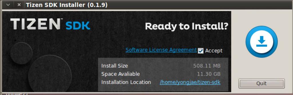21 Tizen SDK 설치 Software