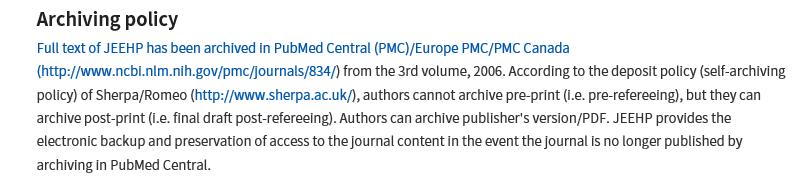 III.15 Archiving 학술지폐간시에도과거발행한내용에접근할수있도록전자백업및보존하는 (