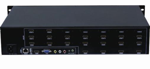 0,can insert U disk, embed audio; Support video, image, MP3, TXT 4 HDMI output,support joint pattern of 2*2, 1*4, 4*1; Support customizing output signal of 2