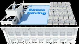 마력모듈조합가능 Space Saving 약 40% 표준형 10HP + 20HP 모듈조합 (1.