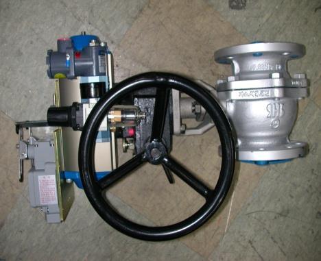 / 20K Flanged Ball Valve Single Acting Actuator Type 15A ~