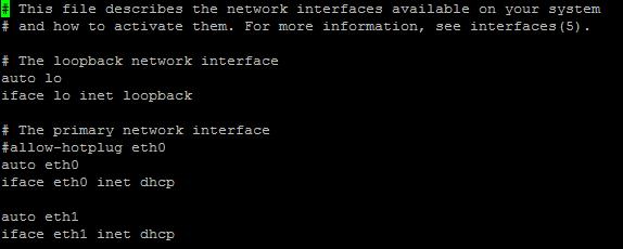 ifcfg-eth1 - vim ifcfg-eth1 > eth0 으로표시된부분을 eth1 로수정 - 네트워크재시작 : /etc/init.