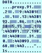 코드를덮어씌운후해당코드로진행한다. 표 2-4 확인된명령어카운트리 (Country) script (run_file, un_mem, random, random_cmd) 데이터 프록시 (Proxy) 그림 2-24 svchost.