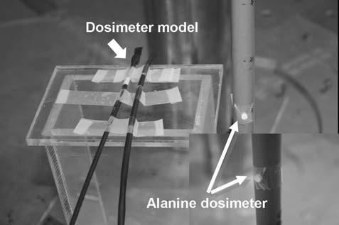 90 서민우 박재우 10 MCNPX code 1 Normalized value 0.1 0.01 Fig. 2. Figure of the dosimeter measuring the PMT current in the irradiation chamber.