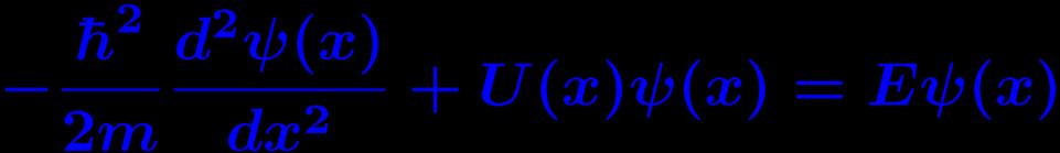 35.2 슈뢰딩거방정식 슈뢰딩거방정식 (Schrödinger equation)