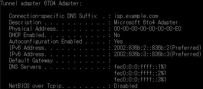 즉, DA1 서버의 131.107.0.2 public IPv4 주소를기반으로아래와같은주소가생성된다.