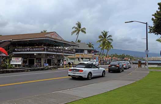 카일루아코나 (Kailua-Kona) 의항구카일루아코나는유명레스토랑이모여있는항구도시로코나국제공항근처에위치해있다.