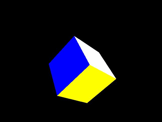 cubevertexindices 배열은한쌍이삼각형으로구성되어있고삼각형두개로하나의면을형성하는구조로정의한다. 삼각형은세개의버텍스를순차적으로지정한다. 결국하나의정육면체는 12개의삼각형의집합인것이다. 정육면체그리기 bindbuffer() 을추가하고 drawelements() 메서드를호출한다. gl.bindbuffer(gl.