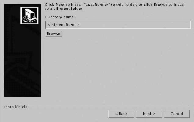 LoadRunner 설치안내서 UNIX 에설치 2 사용권계약서를읽고동의하는경우해당항목을선택하고 Next 를누릅니다. LoadRunner 설치프로그램이시작됩니다.