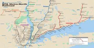 제 3 장외국의광역교통기구사례 39 4) Metro-North Railroad 뉴욕의 2 번째큰통근열차로 Manhattan 과 Connecticut 을연결한다.