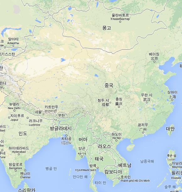국가및연수학교소개 1) 중국 1 위치 : 아시아동부 2 수도 : 베이징 ( 가장큰도시는상해 ) 3 언어 : 중국어 4 면적 : 959만 6961km2, 세계 3위 5 인구 : 약