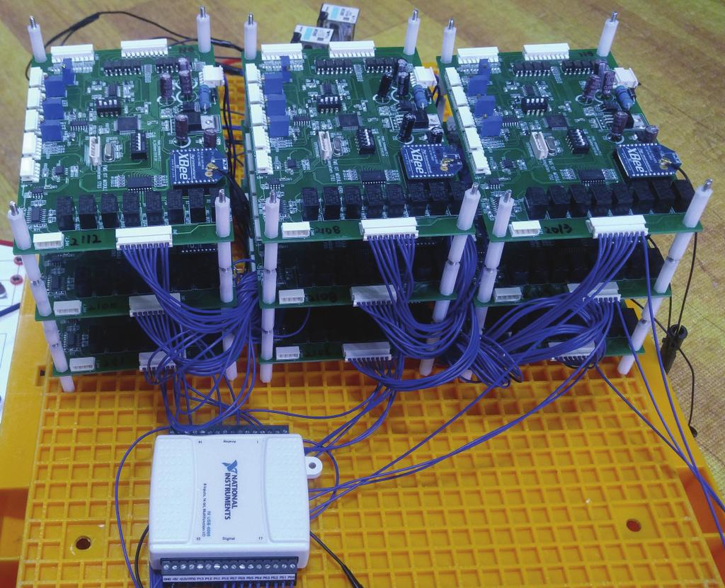 이는 설정 채널에 따른 XBee ID와 다중 무선 통신 컨트롤러가 통신 표준에 따라 정상 작동함을 알 수 있다. Fig. 10. Network configuration test of multiple wireless communication controller.