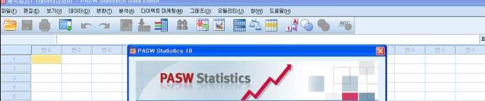 1-1.1 SPSS 실행및구조 SPSS