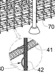 나사형철근, 커플러, 연결핀및거치대를이용한철근회전방식의 기둥철근선조립철근망시공법 ( 제 807 호 ) ( 보호기간 : 2016. 12. 29. ~ 2021. 12. 28.) 1. 신기술의내용가.