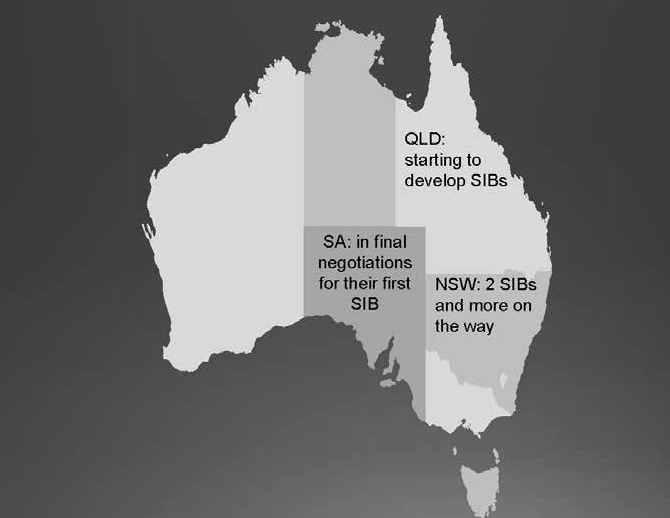 나. 호주전역의 SIBs 호주는현재가장도움을필요로하는아동에게도움을빠르게주기위한방법으로 SIB를선택하고있으며, 뉴사우스웨일스 (NSW) 주에서현재 2개의