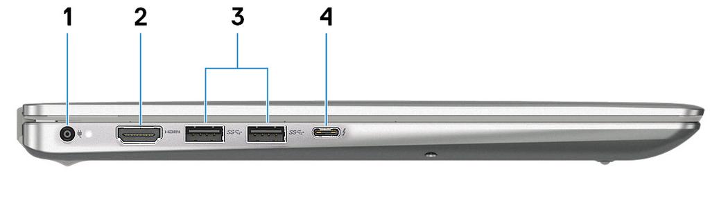 2 HDMI 포트 TV </Z2> 비디오및오디오출력을제공합니다. 3 USB 3.1 Gen 1 포트 (2) 외부스토리지장치및프린터와같은주변장치를연결합니다. 최대 5Gbsps의데이터전송속도를제공합니다.