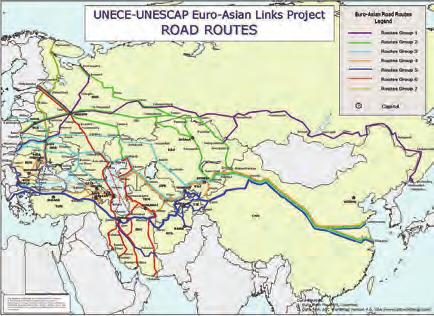 TEN-T(Trans-European Transport Networks) 그리고다양한참여주체가있는 CAREC(Central Asia Regional