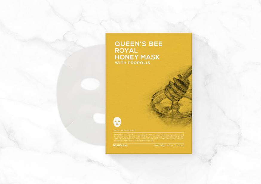 Queen s bee royal honey mask with propolis Propolis honey mask pack provides nutrient and moisture to tired skin with its natural moisturizing