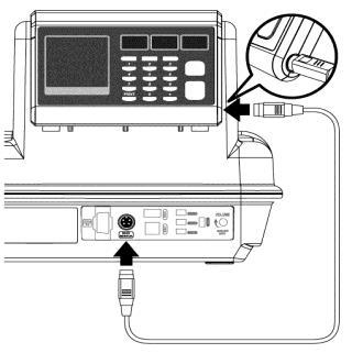 옵션 1. 후면모니터 1) 후면모니터장착 1 후면모니터지지대를화살표방향으로끼웁니다. 2 후면모니터를후면모니터지지대에그림과같이장착합니다. 34 안내판을화살표방향으로끼워완성합니다. 2) 연결 본체의뒷면에있는 BACK MONITOR PORT 에전용케이블을이용해후면모니터와혈압계를연결합니다.