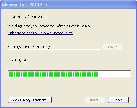 Microsoft Lync 클라이언트소프트웨어설치 Microsoft Lync 클라이언트소프트웨어를설치하기전에, 다음사항을참조하십시오.