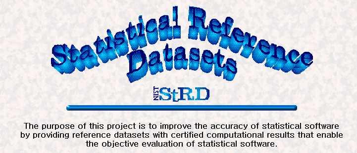 3.1 통계정보의검색및활용 데이터제공 일반인들이나연구자들이이용할수있는각종조사자료나실험자료들을제공하고있는사이트들 StRD (http://www.itl.nist.