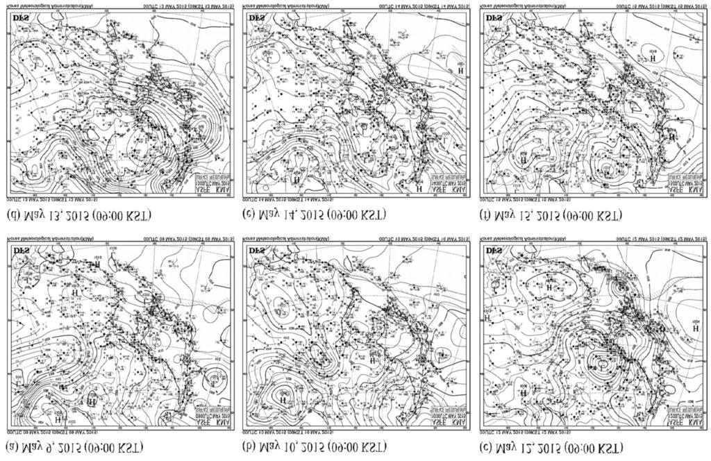 오전 10:24 페이지 199 남기표 이대균 장임석 / 동아시아 지역의 계절별 기상패턴에 따른 우리나라 PM2.