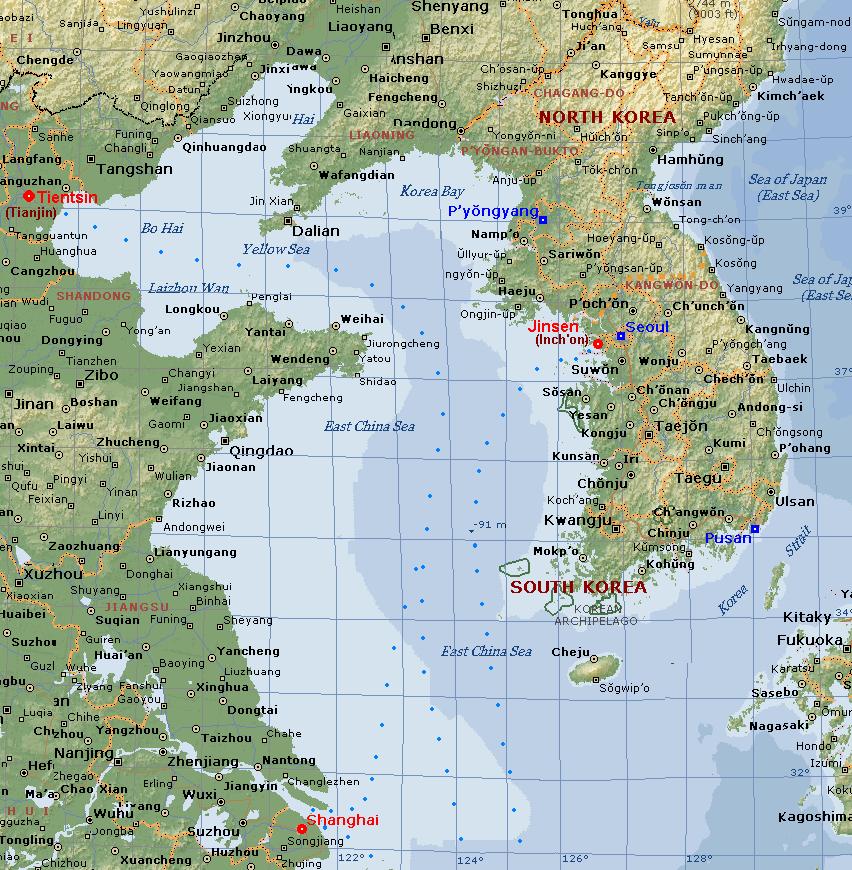 Chinese want to make the Yellow Sea as