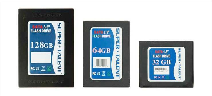 (2) SSD 구성요소 < 하드디스크의 내부 모습> <SATA 방식 인터페이스사용한 일반적인 SSD 의 내부 구조> <2.5인치 규격 하드디스크와 SSD 의 비교.