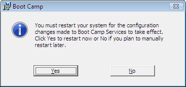 BOOT CAMP 설치 (계속) 사용 가능한 최신 버전이 설치되는지 확인하 기 위해 Windows support software를 설치 합니다. Boot Camp assistant로부터 Download the latest Windows support software 를 선택합 니다. FAT로 포맷된 USB 드라이브에 이를 저 장합니다.