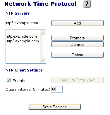 Blue Coat ProxyAV NTP(Network Time Protocol) ( ) ProxyAV. NTP : 1. Advanced > Date/Time Settings. 2. Network Time Protocol. 3a 3c 4a 4c 4b 3.
