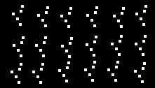 5 초 (권장모드 : 5) - Pixel Type : 한 픽셀씩 번갈아 On/Off 되어 한 칸 씩 움직임 -