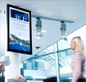 삼성 LFD 종류 일반 DID(Digital Information Display) 대형 화면을 통한 정보의 시각적 전달 사용 장소 및 용도 - 병원, 공항 등 공공장소에서의 Public Display -