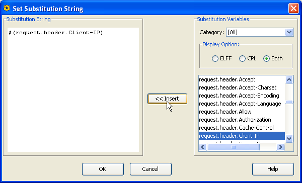 SGOS 6.3 Visual Policy Manager C: IP ADN(Application Delivery Network) IP.