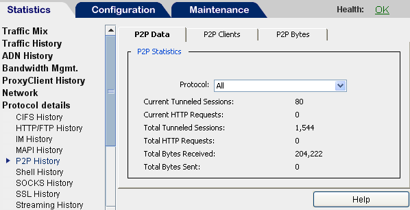 SGOS 6.4 Visual Policy Manager F: P2P( ) P2P : 1.