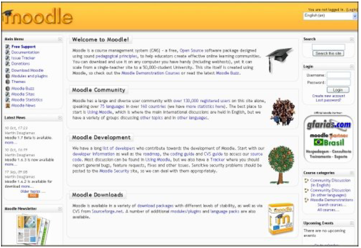 Moodle 1999년 Martin Dougiamas에 의해 개발된 Moodle은 온라인 학습관리 시스템으로 전 세계 138 개국 70개 언어권에서 사용되고 있다.