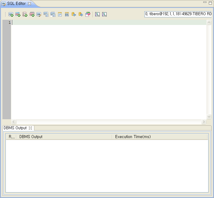 제3장 기본 기능 본 장에서는 데이터베이스 사용자가 주로 사용하는 SQL Editor, PSM Editor, Schema Browser, Schema Tree Browser, ASCII Table의 화면 구성과 사용 방법을 한다. 3.1.