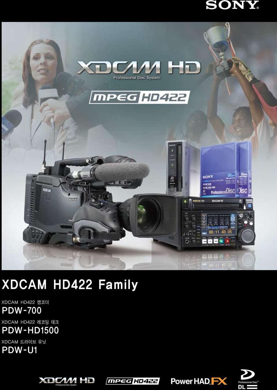 -700 XDCAM HD422 레코딩 데크