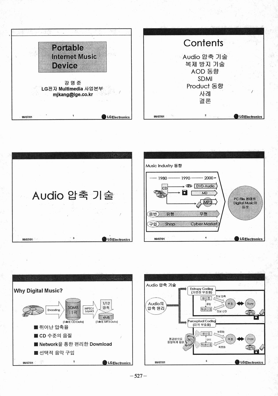 .._ 2α)()~ 짧뽕 DVQ;AlXjki } Audio 압축 ] ^ 끝크 를 I MD 간 ; :> f 3 4 Audi 압혹 기술 Why Digital Music?