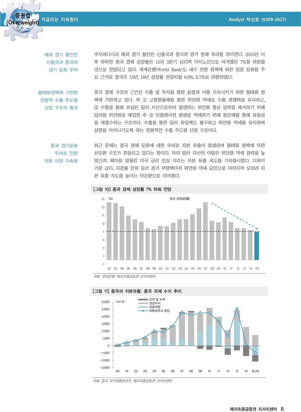 즉 1 고정환율제를 통한 위안화 약세로 수출 경쟁력을 유지하고, 2 수출을 통해 유입된 달러 자산으로부터 발생하는 위안화 절상 압력을 제거하기 위해 달러를 위안화로 매입한 후 3 인플레이션 발생을 억제하기 위해 통안채를 통해 유동성 을 재흡수하는 구조이다.