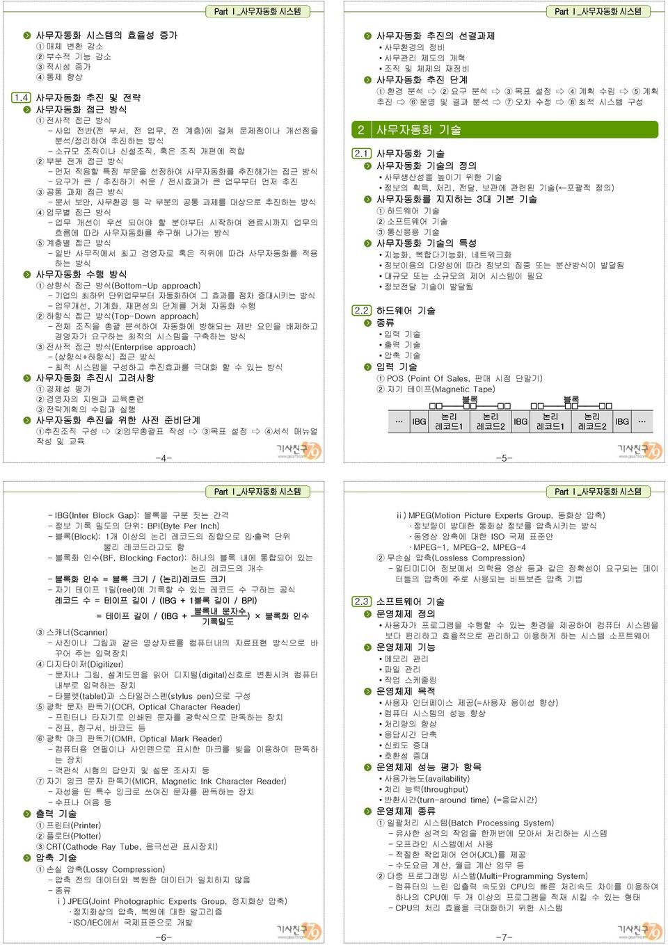 전시효과가큰업무부터먼저추진 3공통과제접근방식 - 문서 보안, 사무환경 등 각 부분의 공통 과제를 대상으로 추진하는 방식 4 업무별 접근 방식 - 업무 개선이 우선 되어야 할 분야부터 시작하여 완료시까지 업무의 흐름에 따라 사무자동화를 추구해 나가는 방식 5 계층별 접근 방식 - 일반 사무직에서 최고 경영자로 혹은 직위에 따라 사무자동화를 적용 하는 방식