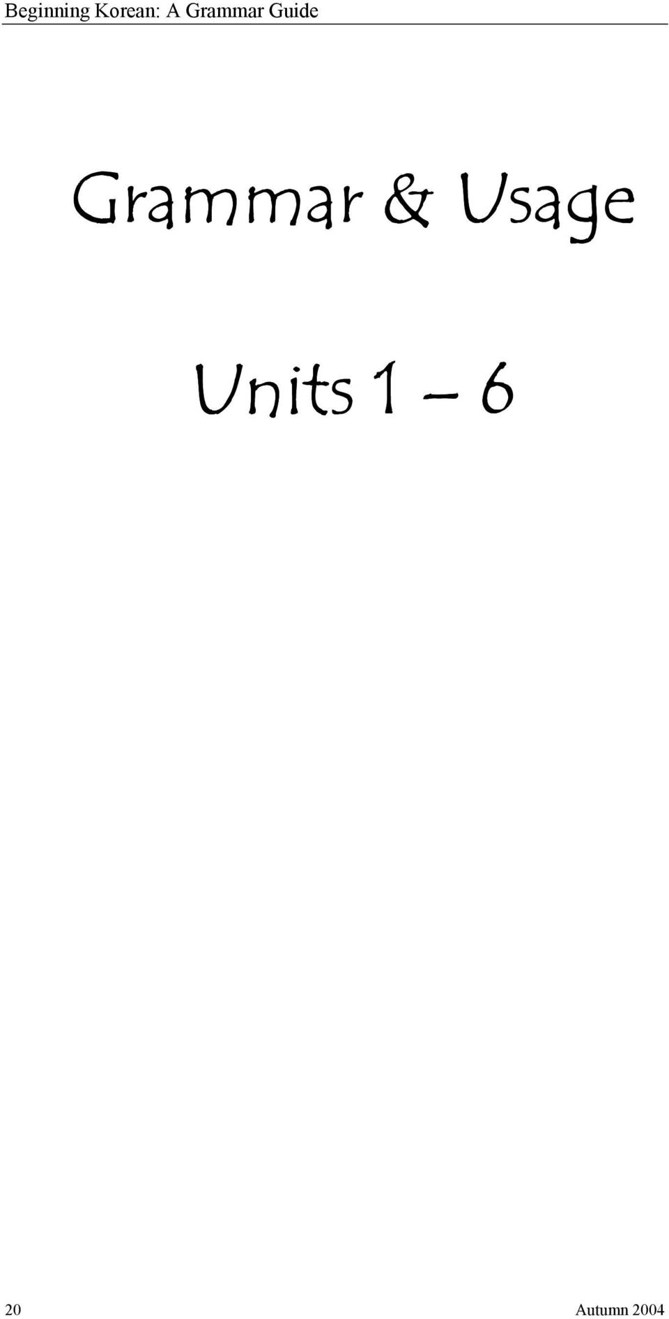 Units 1 6