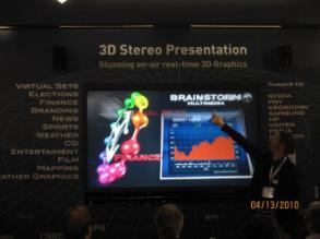 3DTV 시대 NAB2010 업체동향 CES 에서가전업체 Boom 에이어 NAB 에서다양한 3D 방송장비가전시됨.