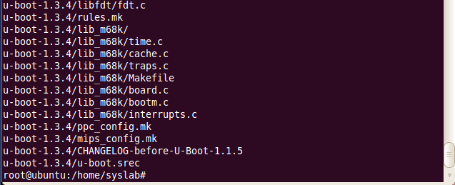 U-boot 컴파일 U-boot 파일을복사후압축풀기 >> cp /home/hanyang/syslab/bootloader_kernel_source/u-boot- 1.3.4.tar.