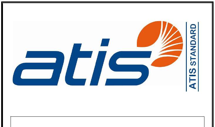 ATIS IIF Standard : IPTV Architecture Copyright