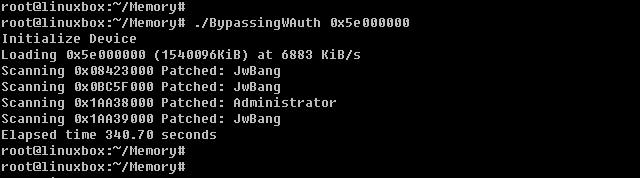 101 하였다. 또한 lanman/ntlm Password Hash 값을따로저장하여 Rainbow Table 을통한전수조사에 활용할수있도록하였다. 인증우회에소요되는시간은 Pentium 4 2GHz, 1GB RAM 환경의호스트시스템에서 3GB의타겟시스템을대상으로약 5분정도가소요됨을확인하였다. 10.