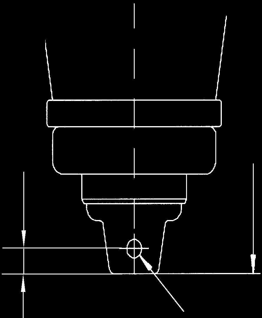 연결세부정보 표준하부접점을가진드로우로드시스템부싱의중앙튜브가전류도체로이용됩니다. 하부접점에볼트로고정되는권선터미널가변압기리드에장착되어있습니다. 이접점은강철드로우로드에의해하부단부쪽으로당겨집니다. 그림 5 참조 SF 6 면터미널 드로우로드는플랜지레벨에서두부분으로분할됩니다. 운송상황에따라필요한경우, 플랜지아래의원하는레벨에서연결부를장착할수있습니다.